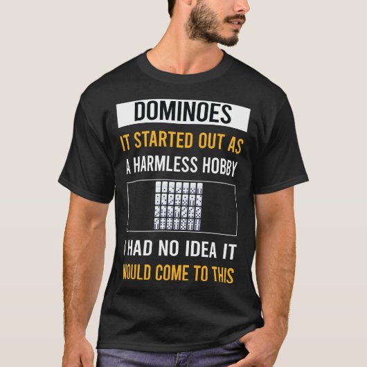 Onschuldige Hobby Dominoes T-shirt (Voorkant)
