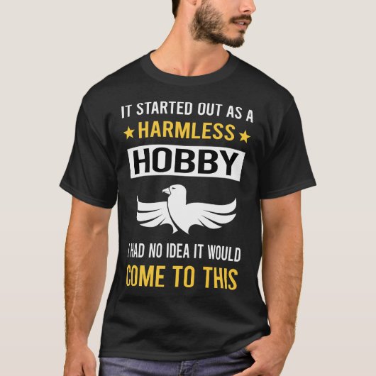 Onschuldige Hobby Falconry Falconer T-shirt (Voorkant)