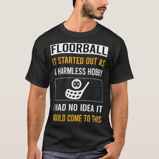 Onschuldige Hobby Floorball T-shirt (Voorkant)