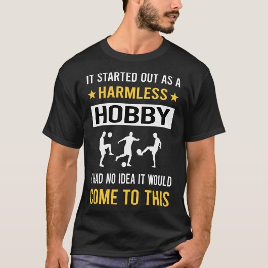 Onschuldige Hobby Freestyle Voetbal T-shirt (Voorkant)