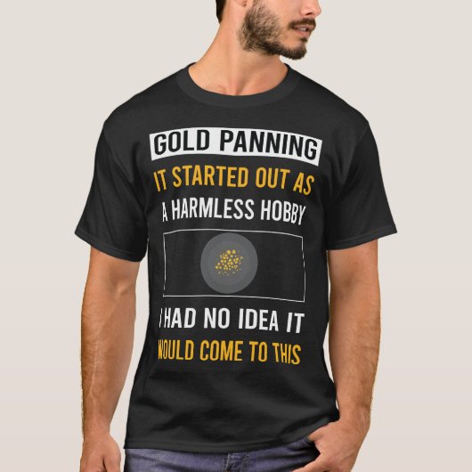 Onschuldige Hobby Goud Pannen Panner T-shirt (Voorkant)