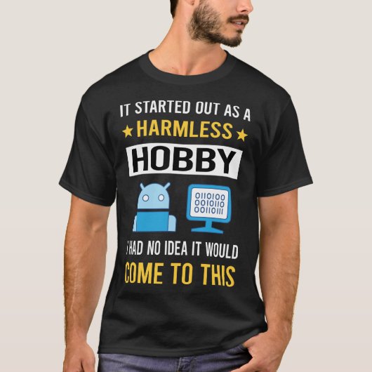Onschuldige Hobby Kunstmatige Intelligentie AI T-shirt (Voorkant)