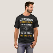 Onschuldige hobby neurobiologie neurobioloog t-shirt (Voorkant volledig)