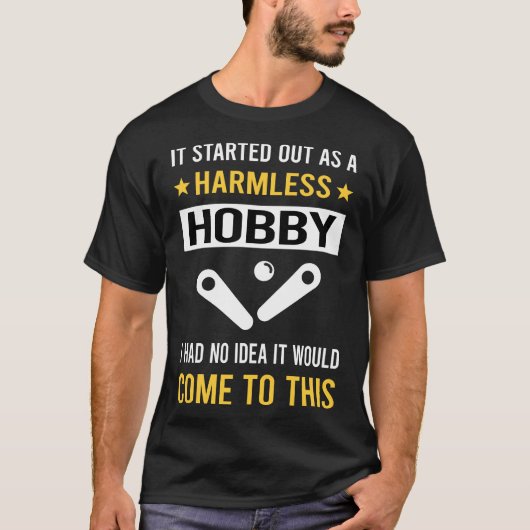 Onschuldige Hobby Pinball T-shirt (Voorkant)