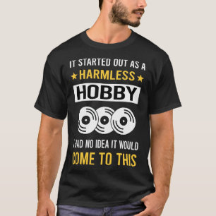 Onschuldige Hobby Platen Verzamelende Platen T-shirt