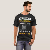 Onschuldige Hobby Research Onderzoeker T-shirt (Voorkant volledig)