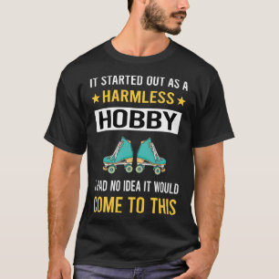 Onschuldige Hobby Roller Schaatsen Schaats Skater T-shirt