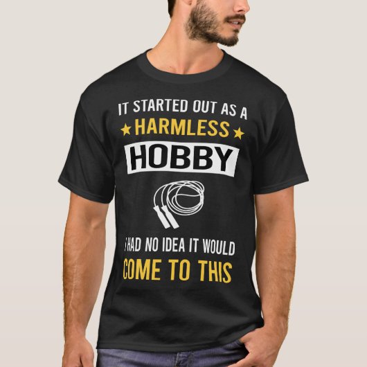Onschuldige Hobby Skipping touw T-shirt (Voorkant)