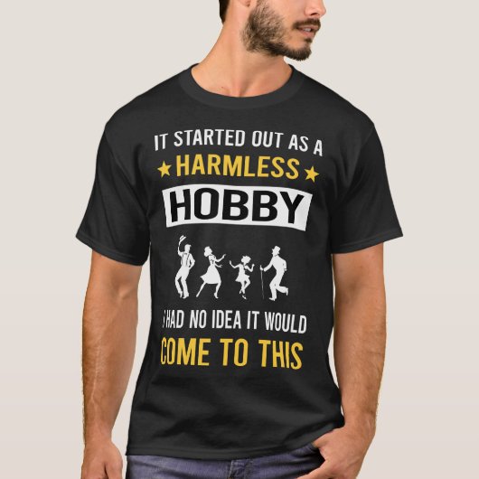 Onschuldige Hobby Tapdans Dansen T-shirt (Voorkant)