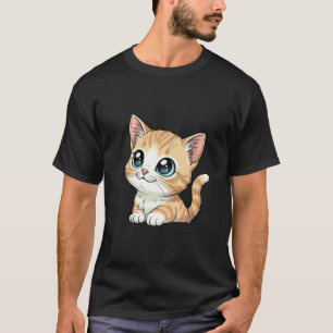 Onschuldige Kat Schattige Kleine Kitten T-shirt