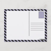 onschuldige kussen briefkaart (Achterkant)