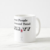 Onschuldige mensen eisen geen totale immuniteit koffiemok (Voorkant rechts)