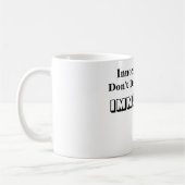 Onschuldige mensen eisen geen totale immuniteit koffiemok (Links)