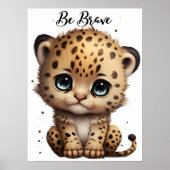 Onschuldige Ogen, Wild Hart: Baby Jachtluipaard Poster (Voorkant)