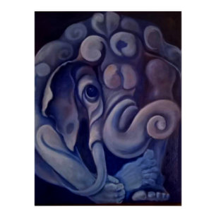 Onschuldige olifant perfect poster