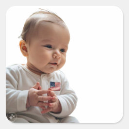 onschuldige toekomst vierkante sticker