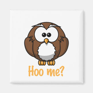 Onschuldige uil - "Hoo me?" Magneet