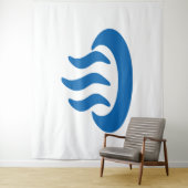 Onsen ♨ Hot Spring 温泉 Japanese Sign Wandkleed (In situ)