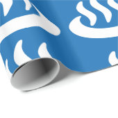 Onsen ♨ Hot Spring 温 泉 Japans teken Cadeaupapier (Rol Hoek)