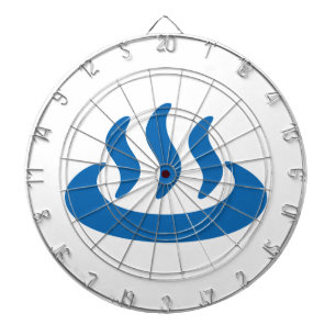 Onsen ♨ Hot Spring 温 泉 Japans teken Dartbord