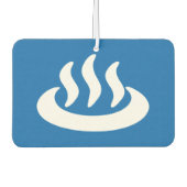 Onsen ♨ Hot Spring 温 泉 Japans teken Luchtverfrisser (Voorkant)