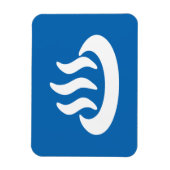 Onsen ♨ Hot Spring 温 泉 Japans teken Magneet (Verticaal)