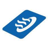 Onsen ♨ Hot Spring 温 泉 Japans teken Magneet (Linkerzijde)