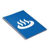 Onsen ♨ Hot Spring 温 泉 Japans teken Notitieboek (Rechterzijde)