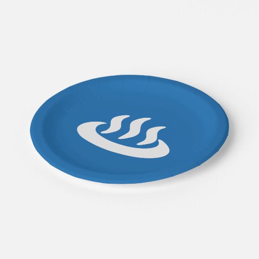 Onsen ♨ Hot Spring 温 泉 Japans teken Papieren Bordje (Gekanteld)