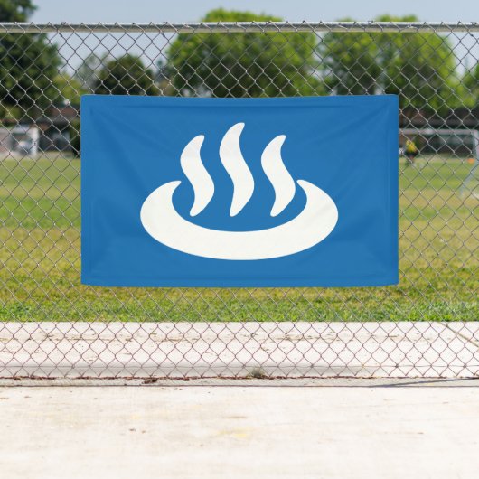 Onsen ♨ Hot Spring 温 泉 Japans teken Spandoek (Insitu)