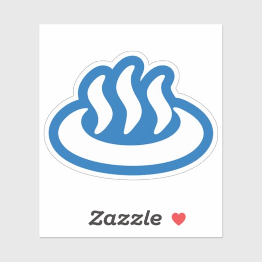 Onsen ♨ Hot Spring 温 泉 Japans teken Sticker (Vel)