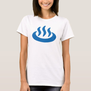 Onsen ♨ Hot Spring 温 泉 Japans teken T-shirt