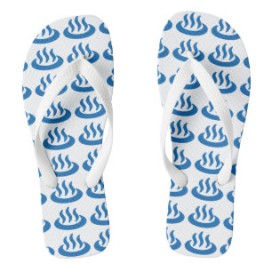 Onsen ♨ Hot Spring 温 泉 Japans teken Teenslippers