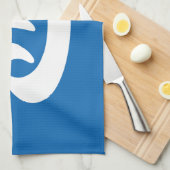 Onsen ♨ Hot Spring 温 泉 Japans teken Theedoek (Quarter Fold)