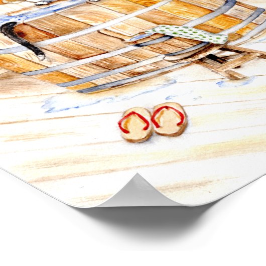 Onsen Kat NIET DISTURB Poster (Hoek)