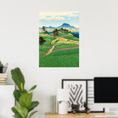 Onsen Range Seen van Amakusa Kawase Hasui 1922 Poster (Thuiskantoor)