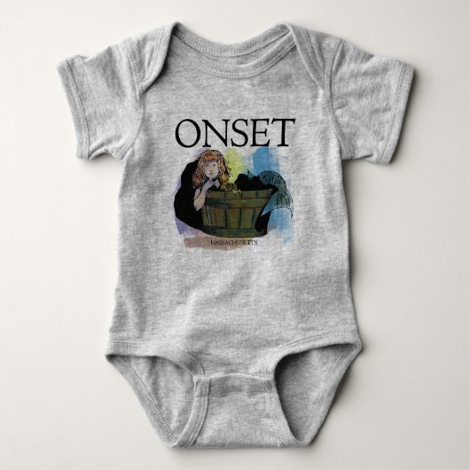 Onset Mermaid Barrel Baby Bodysuit (Voorkant)