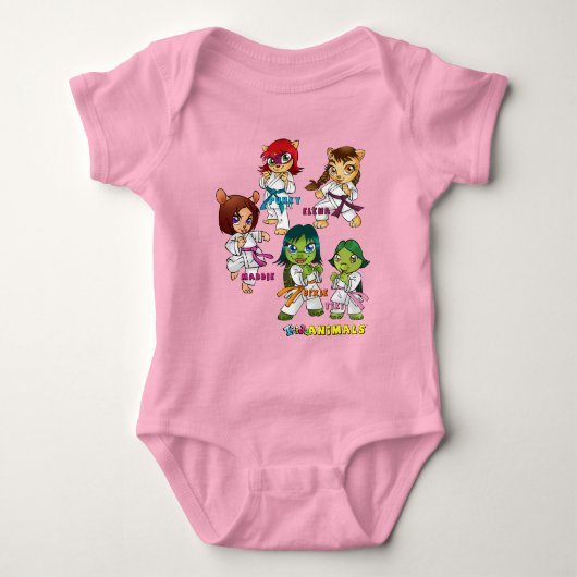 ONSIE – Karate Girls – Groep 6 – Kleurkeuze Romper (Voorkant)