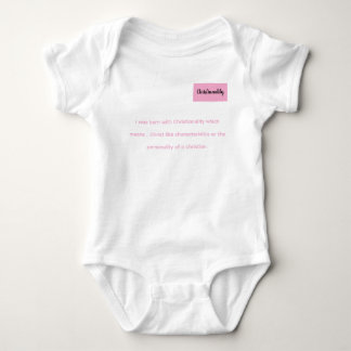 Onsie met Christianality gedefinieerd Romper
