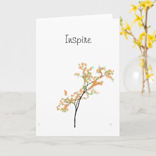 Onspire-briefkaarten Kaart (Gele Bloem)