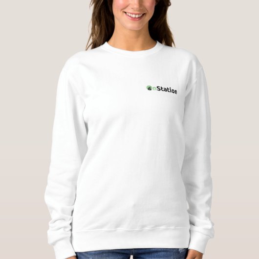 OnStation Custom Vrouwen Basic Sweatshirt (Voorkant)