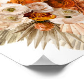 Onstekende ceremonie van de verbrande oranje terra poster (Hoek)