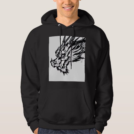 Onsterfelijke Draak Hoodie (Voorkant)