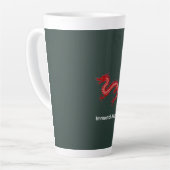 Onsterfelijke Draak Latte Mok (Linkerhoek)