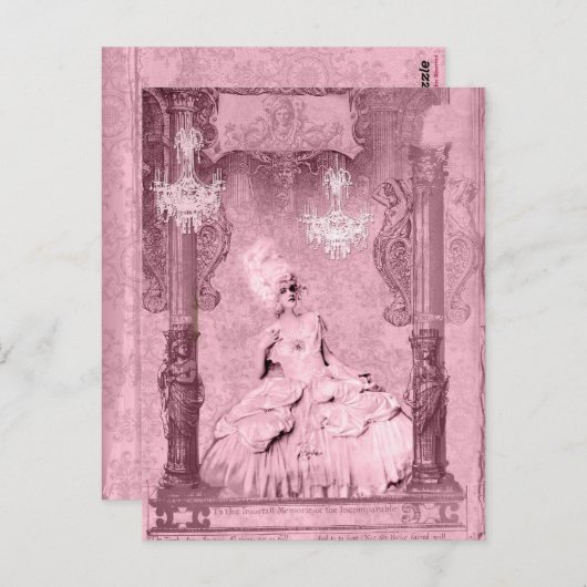 Onsterfelijke herinneringen aan het onvergelijkbar briefkaart (Voorkant / Achterkant)