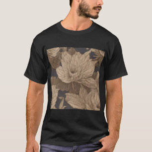 Onsterfelijke indigo bloemen naast het pad naar on t-shirt