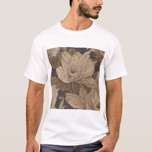 Onsterfelijke indigo bloemen naast het pad naar on t-shirt