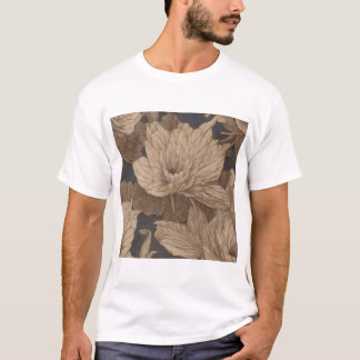 Onsterfelijke indigo bloemen naast het pad naar on t-shirt