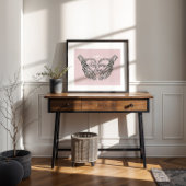 Onsterfelijke Liefde Gotische Gothic Skelet Handen Poster