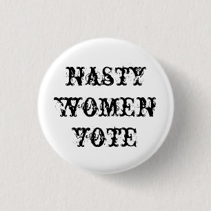 onstoffelijke vrouwen stemmen ronde button 3,2 cm